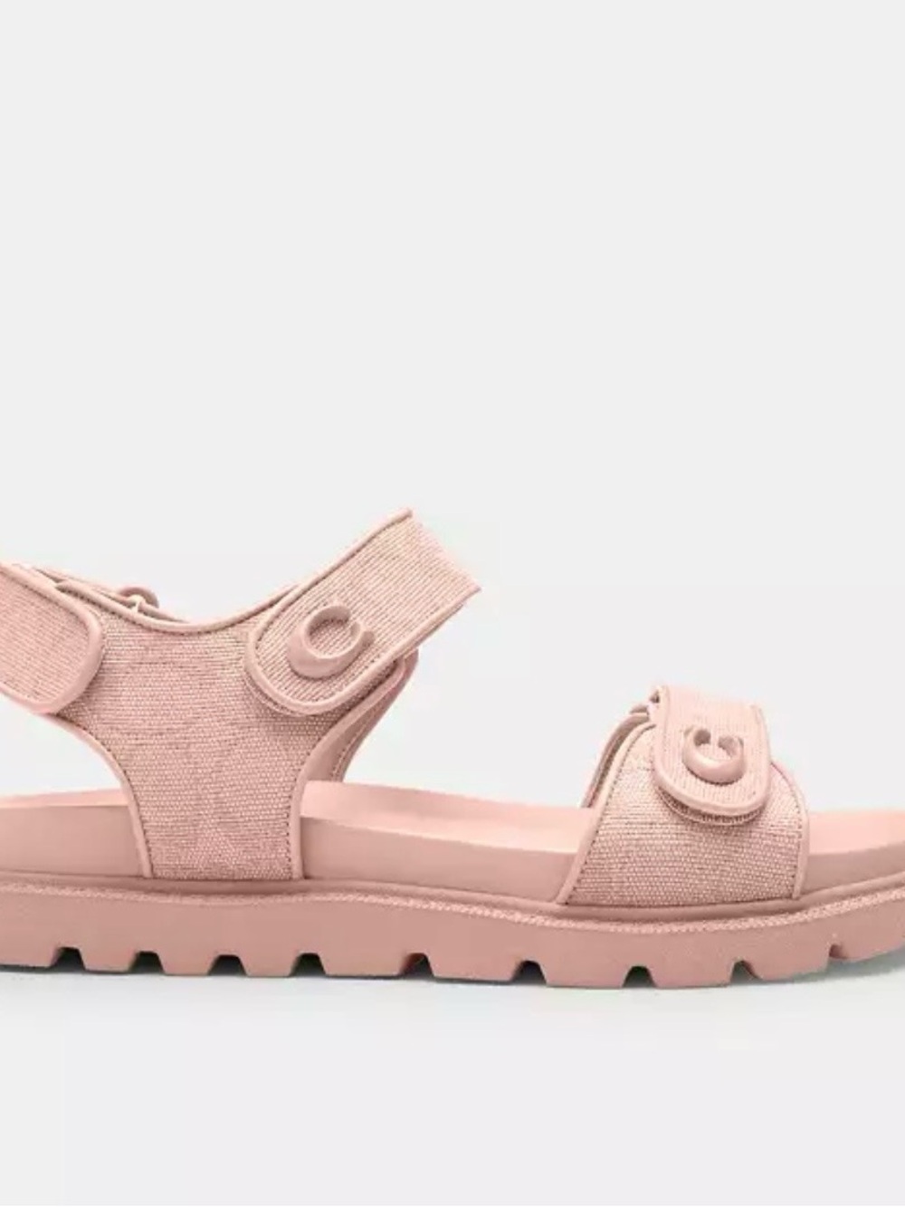Coach Women’s Pink Adjustable Strap Sandals
